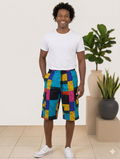 African Print Men's Ankara Shorts
